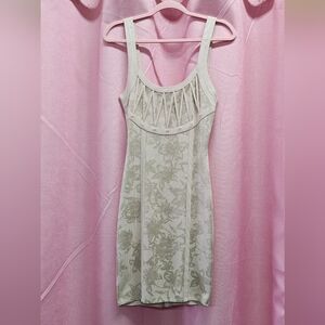 Venus Cream/Blush Bodycon Dress Sz 6 Small